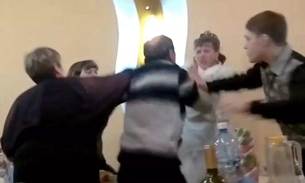 Bride Gives Finger to New In-Laws Before Brawl at Super Classy Wedding