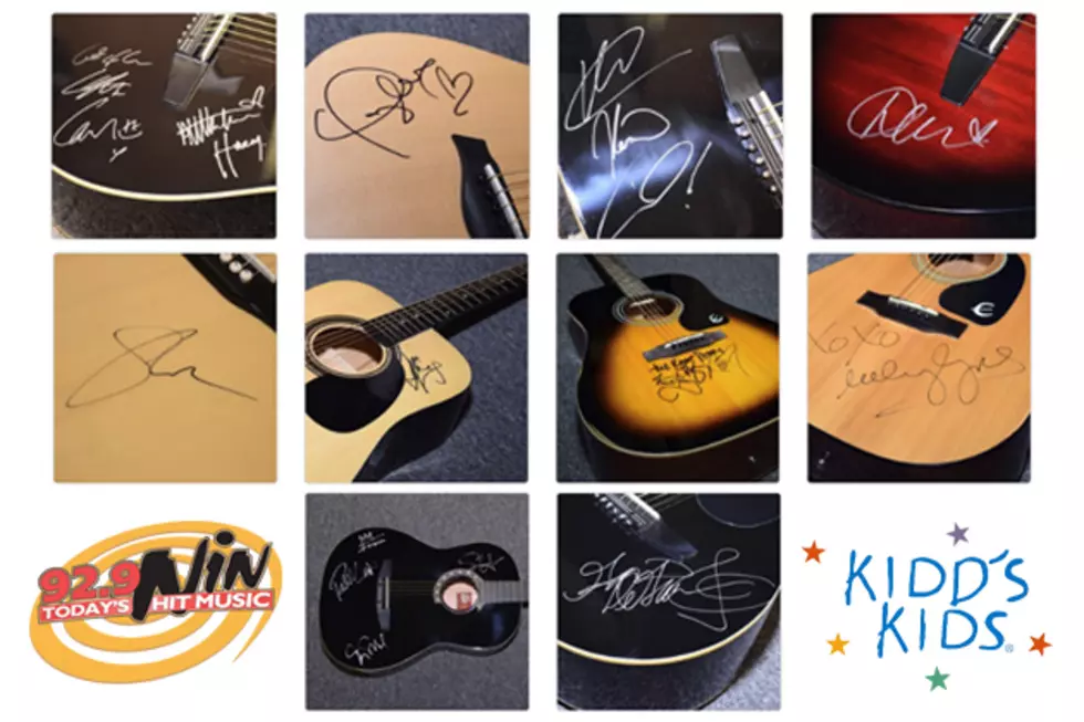 Help Kidd’s Kids + Get Your Hands on a Guitar Signed by One of Your Favorite Artists