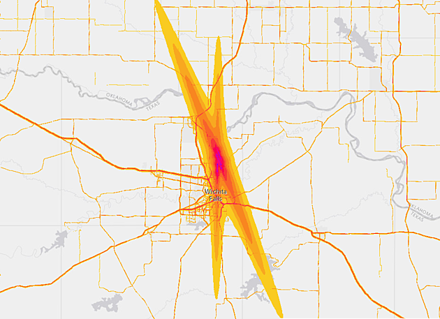 Noise Map Shows Loudest Parts of Wichita Falls
