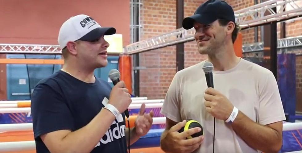 Part Time Justin Learns How to Get a Football Butt from Tony Romo [VIDEO]