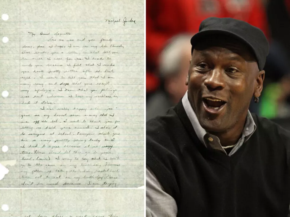 Love Letter Written by Teenaged Michael Jordan Found, Posted on the Internet