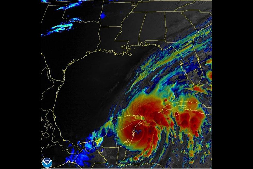 Tropical Storm Gamma Moves Over the Yucatan Peninsula