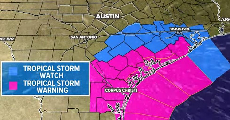 Victoria Under Tropical Storm Warning, Hurricane Watch Issued for Coast