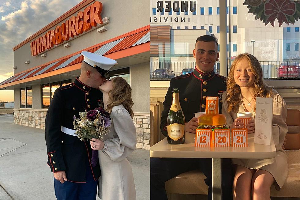 Texas Marine Marries Bride at Whataburger Before Leaving for Thre