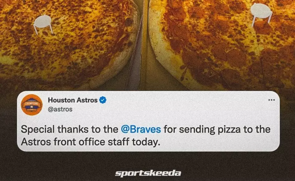 Atlanta Braves Send Houston Astros Pizza for Winning World Series
