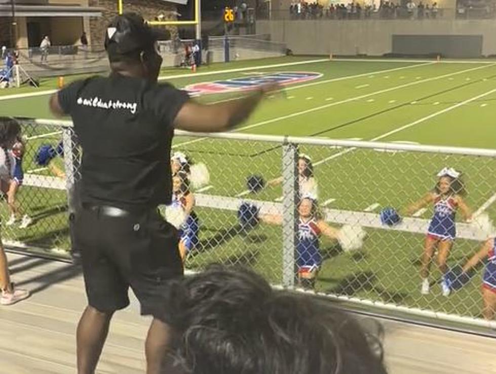 Texas Father Goes Viral for Dancing Along with Daughter's Squad 