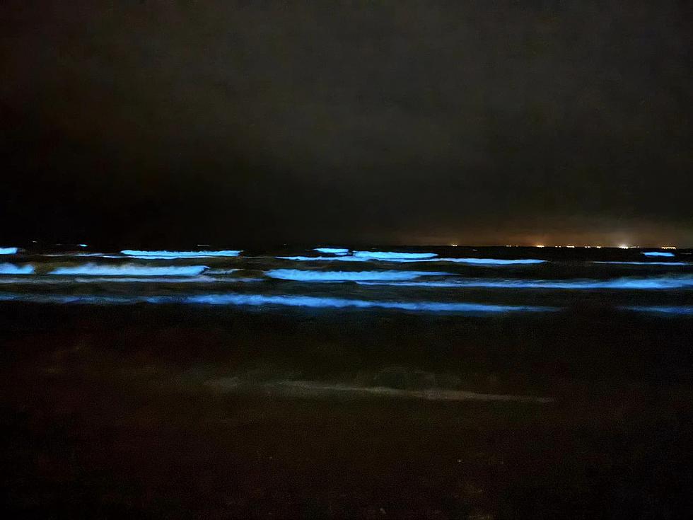 Why Does This Beach in Galveston Have a Blue Glow?