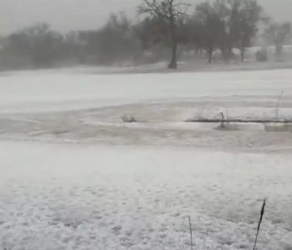 Texas Town Received So Much Hail a Snow Plow Was Needed