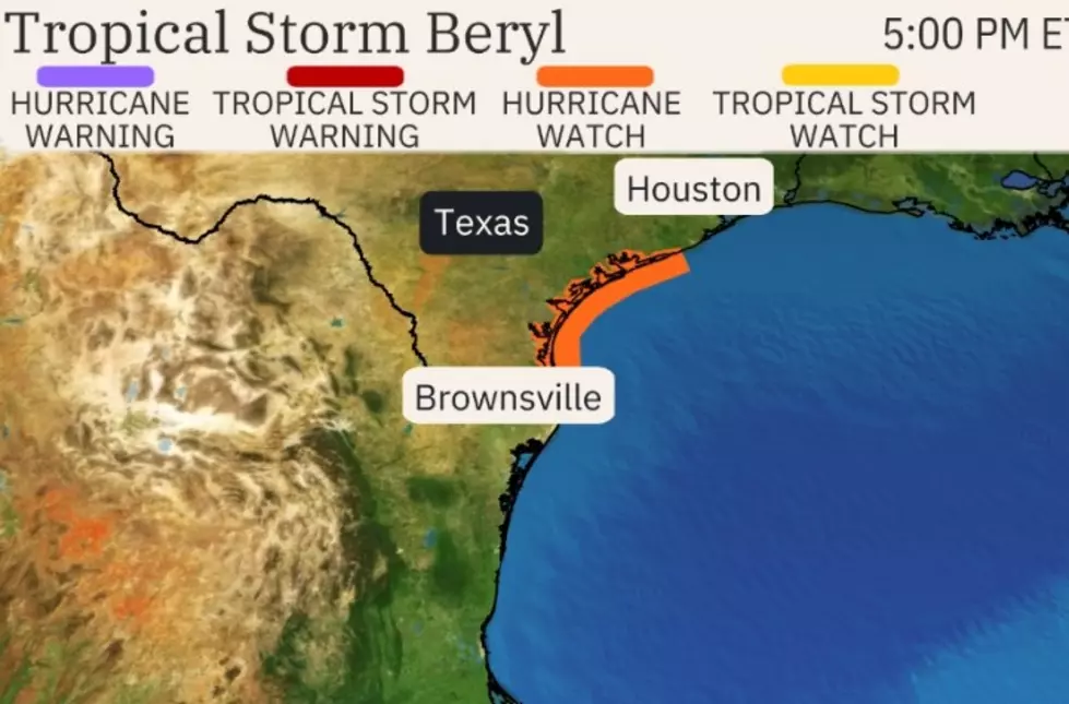 Hurricane Watches Posted Along Texas Coast