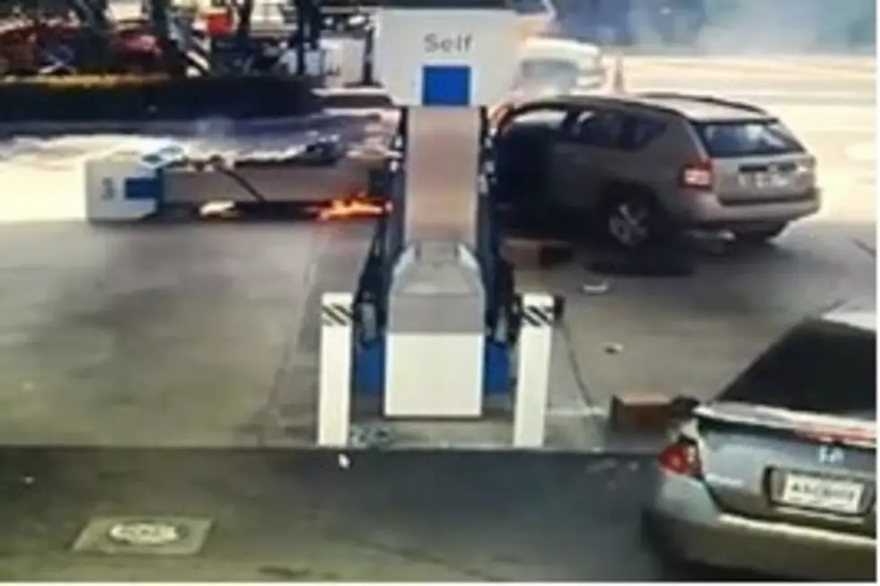 Exactly How NOT To Pull Up To Gas Pump [VIDEO]