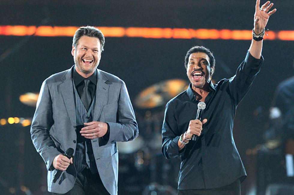 Blake Shelton Closes the 2012 ACM Awards, Sings ‘You Are’ With Lionel Richie-CHANGE!