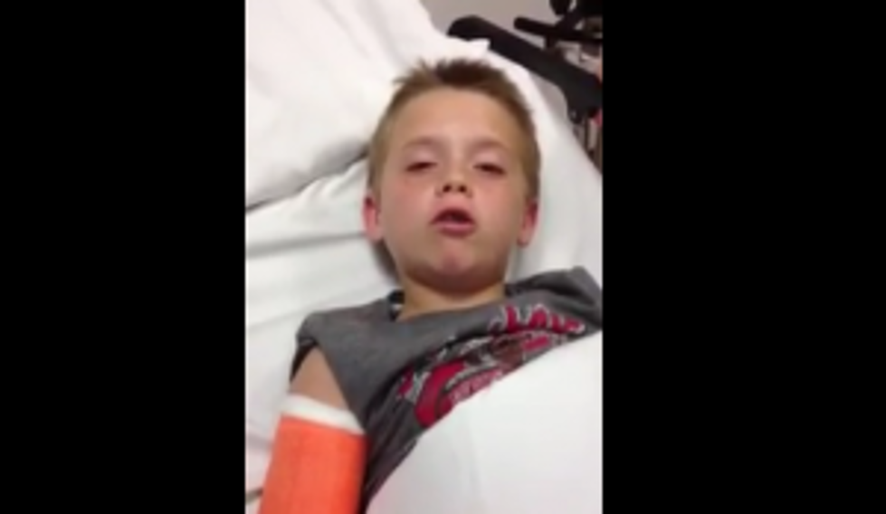 Dizzy Kid Rambles Post-Surgery [VIRAL VIDEO]