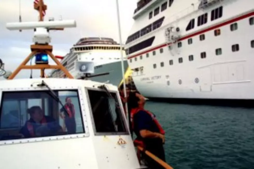 Crippled Carnival Cruise Ship Triumph Finally Ashore in Mobile, Alabama