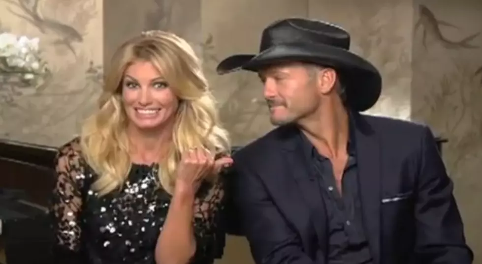 See Tim McGraw and Faith Hill Have a Little Fun Together (video)