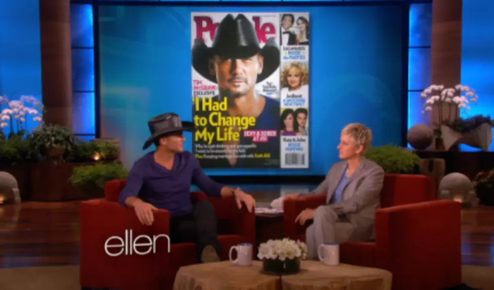 Tim McGraw Shocked Ellen Yesterday [VIDEO]