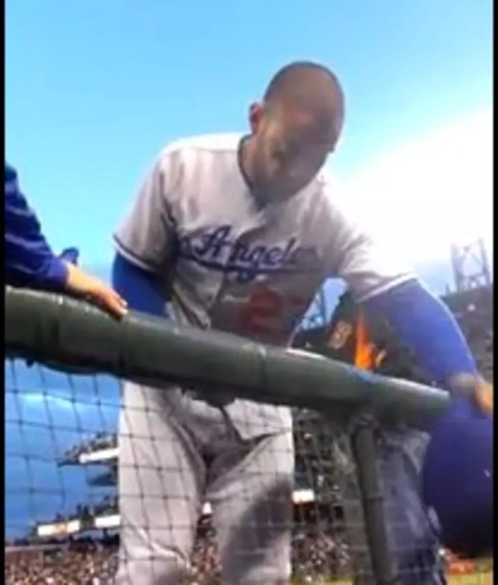 Los Angeles Dodgers Matt Kemp Takes Off Hat, Jersey and Shoes And Gives To Terminally Ill Boy in Stands