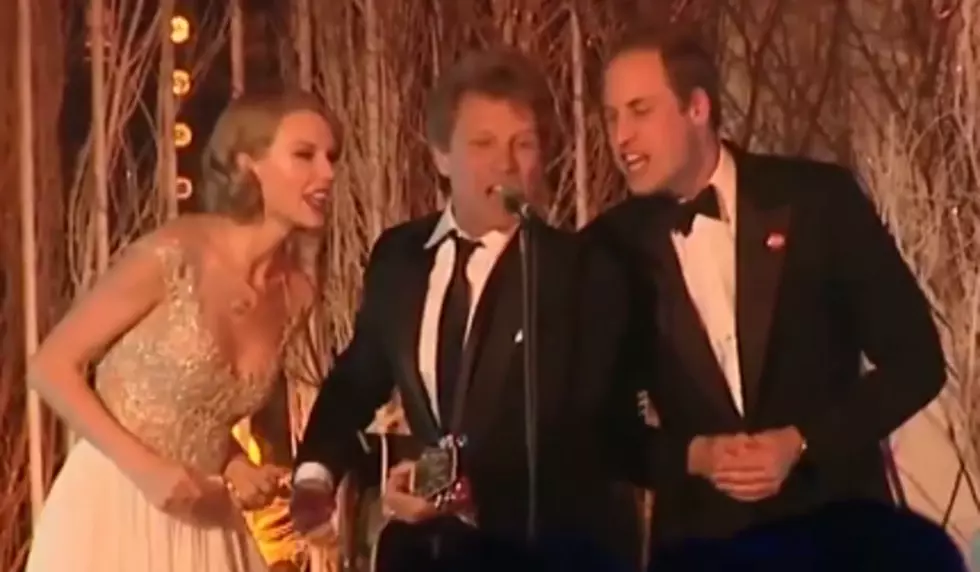 Taylor Swift Sings With Prince William and Bon Jovi (Video)
