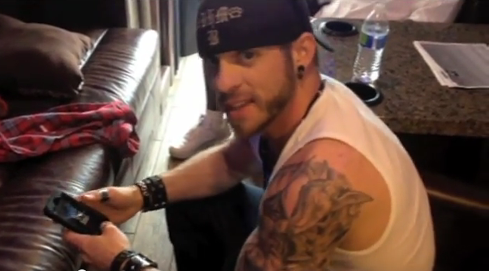 Brantley Gilbert Takes the Plunge (Video)