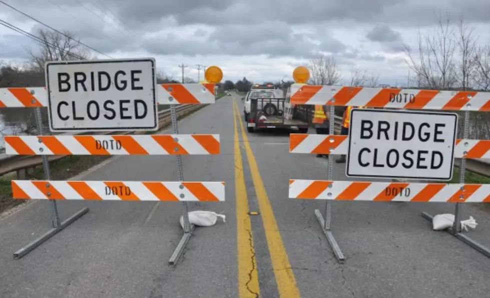Sligo Road Bridge in Bossier Parish Closed Until Further Notice