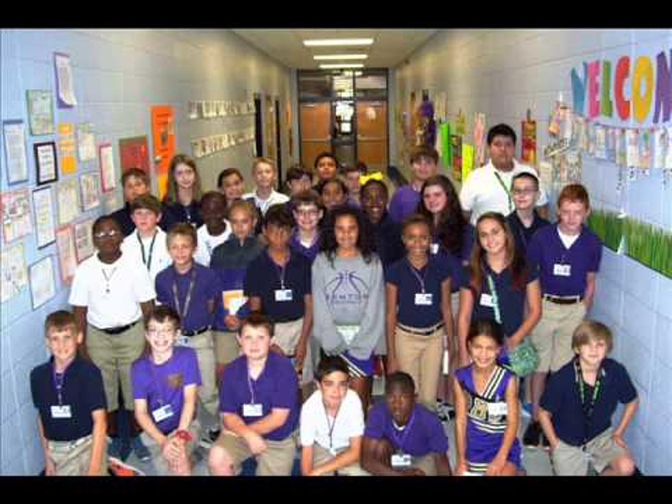 Mrs. Courville’s 6th Graders at Benton MS – Our Kiss Class of the Day