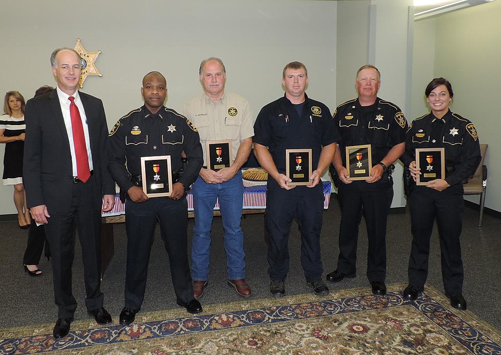 Five Bossier Sheriff’s Deputies Receive Star of Valor
