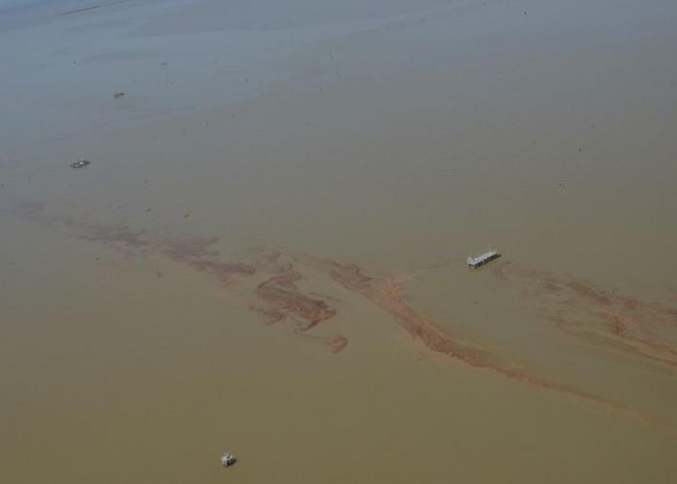 Coast Guard Monitoring Oil And Gas Leak Near Venice Louisiana