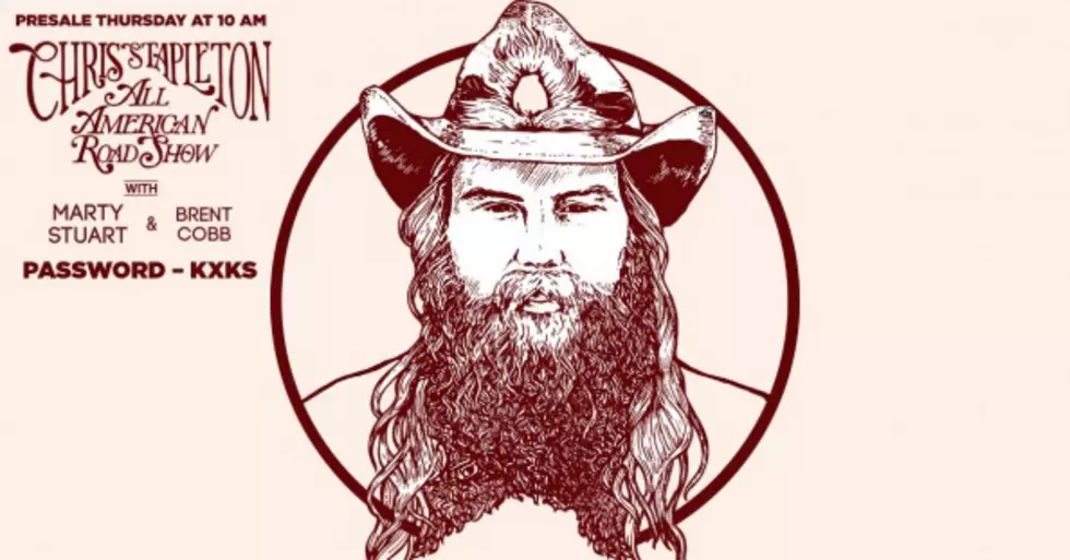 Buy Chris Stapleton Concert Tickets Early During Kiss Country&#8217;s Online Pre-Sale