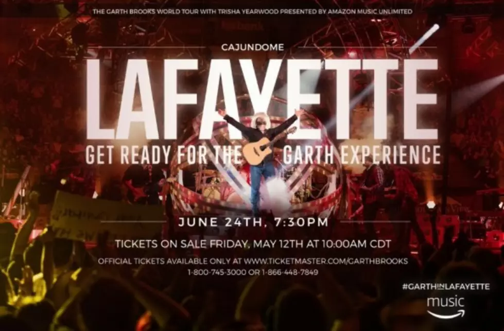 Garth Brooks to Bring Concert Tour to Cajundome in Lafayette