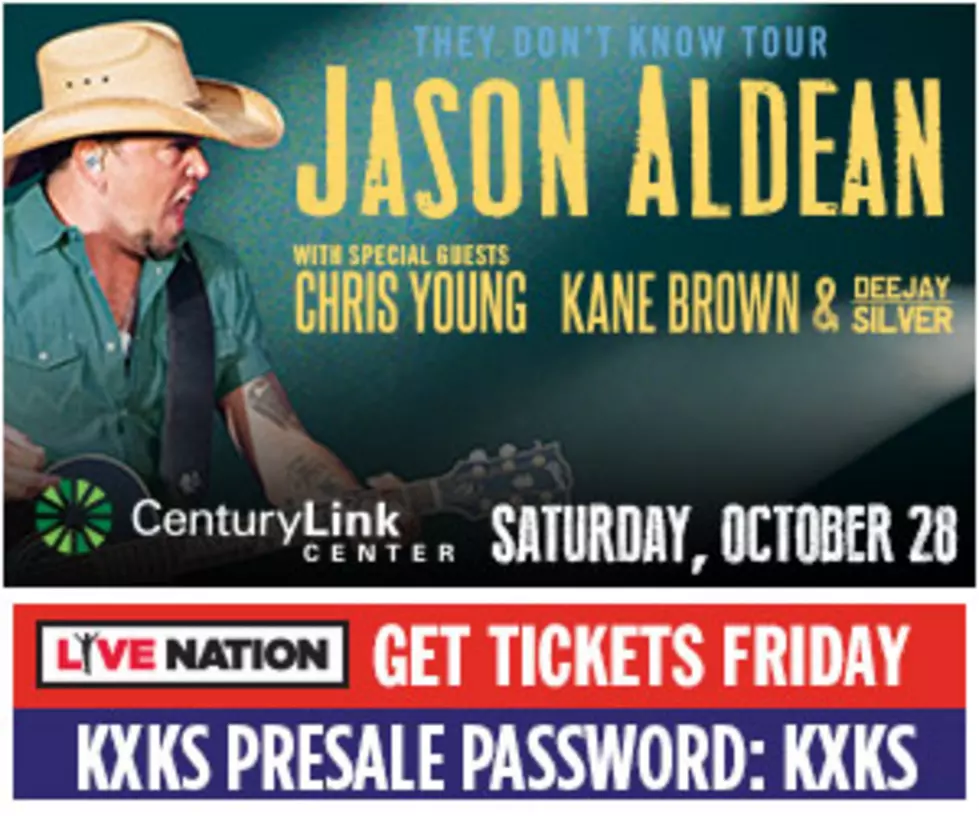 Buy Jason Aldean Tickets Early During Kiss Country&#8217;s Internet Pre-Sale