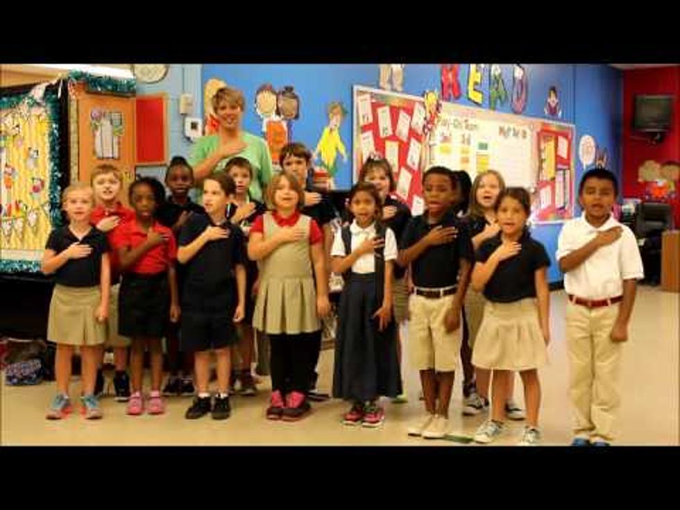 Video of Mrs. Teague’s 2nd Graders at Platt ES Reciting the Pledge of Allegiance