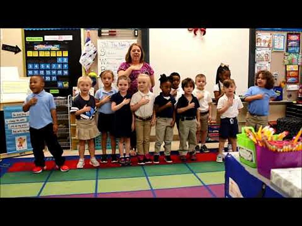 Watch Mrs. Chrest’s Kindergarten at Stockwell Place ES Reciting the Pledge