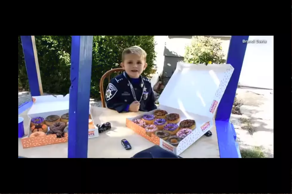 6-Year-Old Serves Up Donuts and Lemonade for Law Enforcement