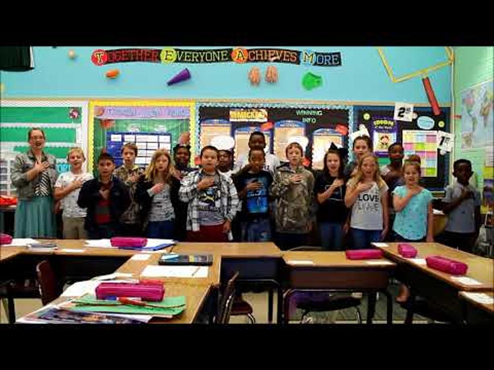 Video of Ms. Greene’s 4th Grade at Walnut Hill Reciting Pledge of Allegiance