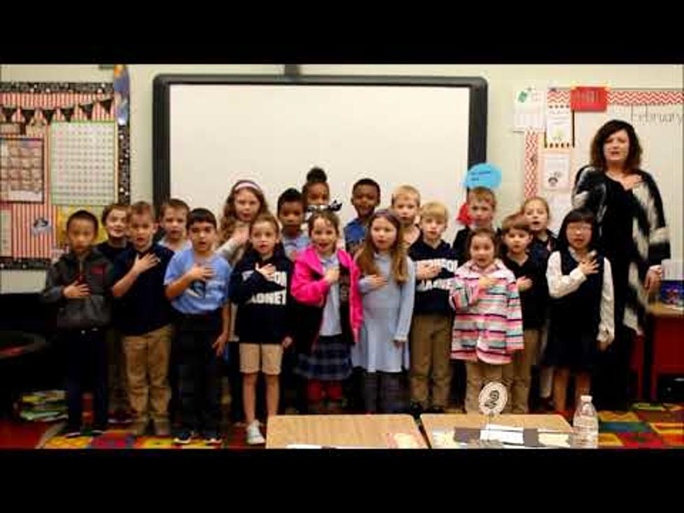 See Mrs. Deschler’s 1st Grade at Herndon Recite the Pledge