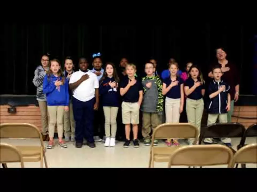 Video of Mrs. Lanigan’s 4th Grade at Timmons Reciting Pledge