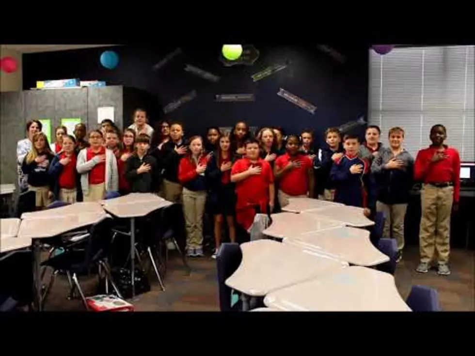 Watch as Mrs. Ogle’s 5th Grade at North Desoto Lead us in Pledge