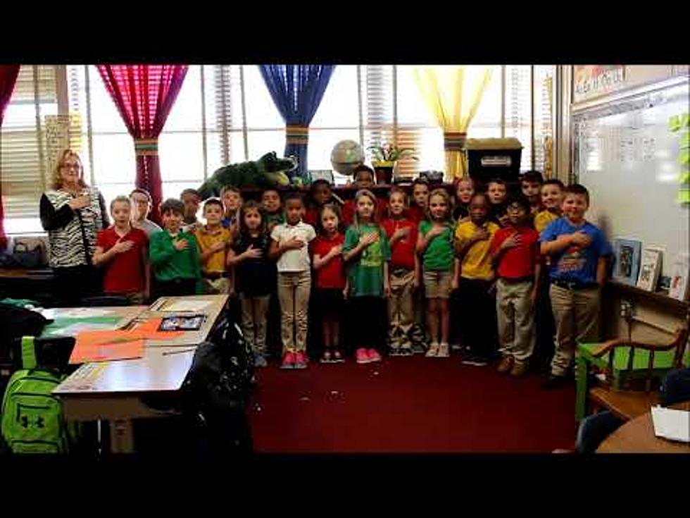 See Video of Mrs. Johnson’s 2nd Grade at Elm Grove Reciting Pledge