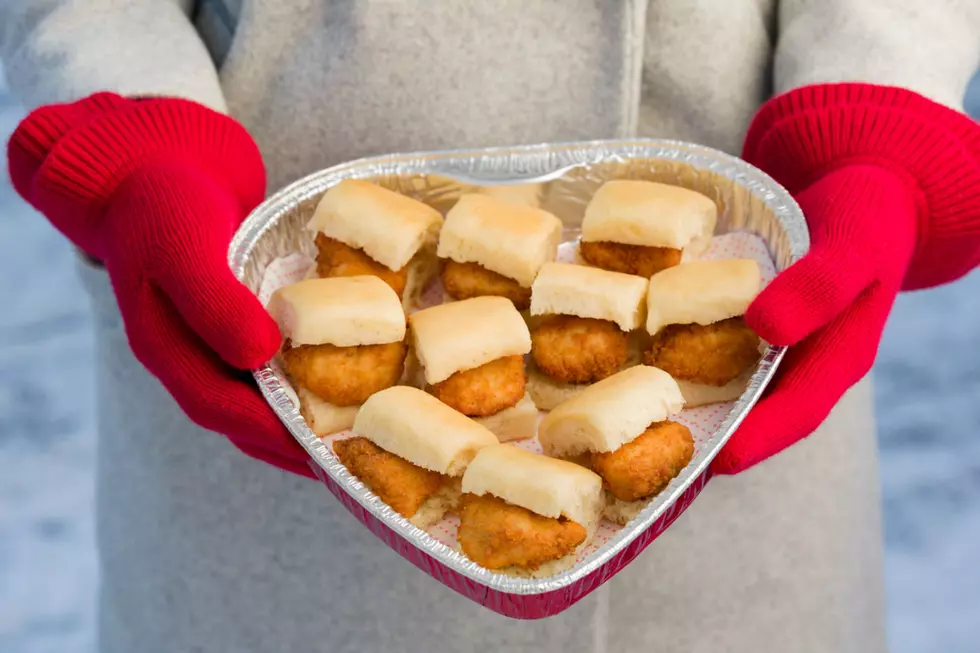ChickfilA Serving Heart Shaped Biscuits for Valentine's Day