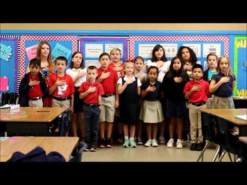 Video of Ms. Culpepper’s 3rd Grade at Platt Reciting Pledge
