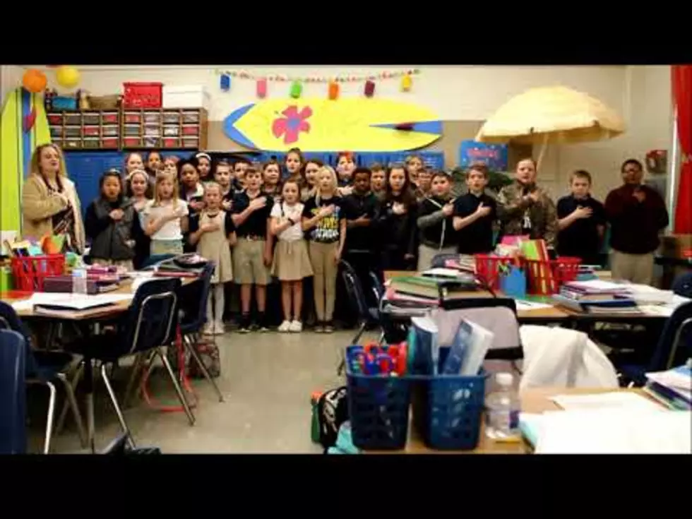 Video of Ms. Carpenter’s 5th Grade at Herndon Reciting Pledge