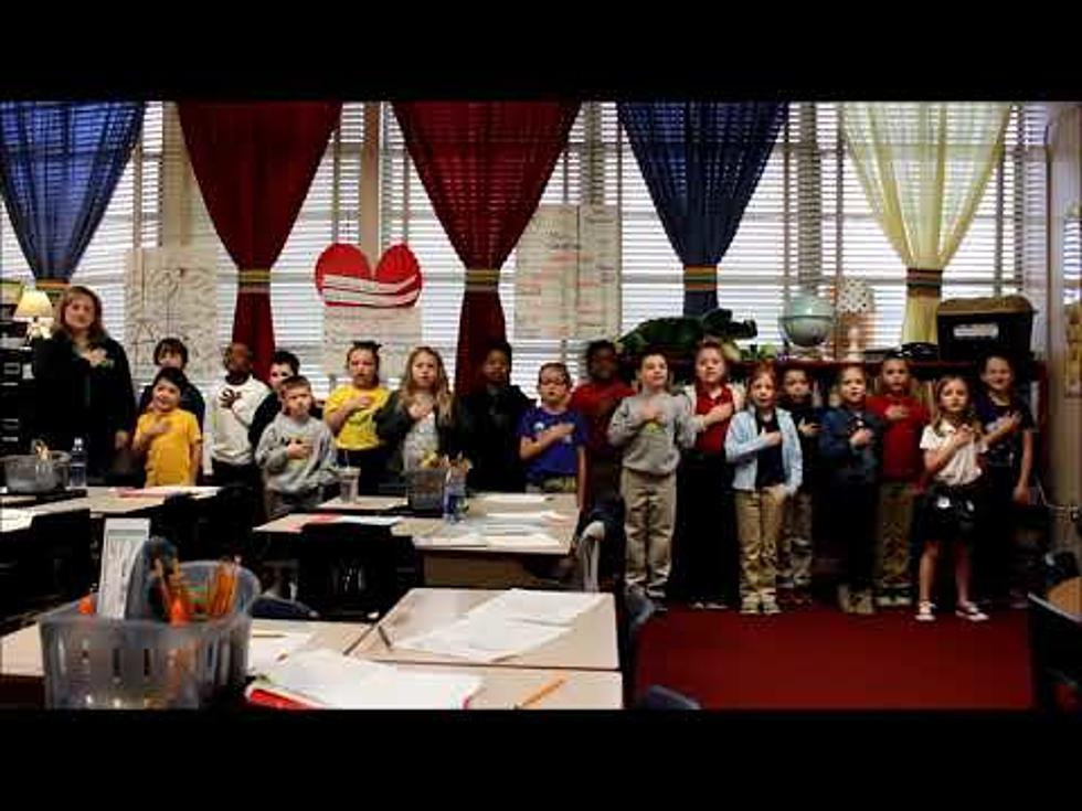 Video of Mrs. Johnson’s 2nd Grade at Elm Grove Reciting Pledge
