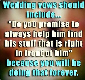 What Vows Should Have Been Added To Your Wedding Vows