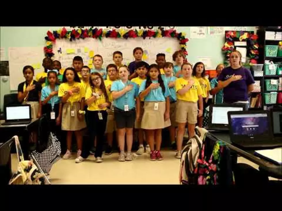Video of Mrs. Gladney’s 5th Grade at Princeton Reciting Pledge