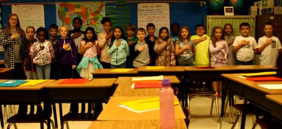 Mrs. Brun&#8217;s 3rd Grade at Blanchard Lead us in Pledge [VIDEO]