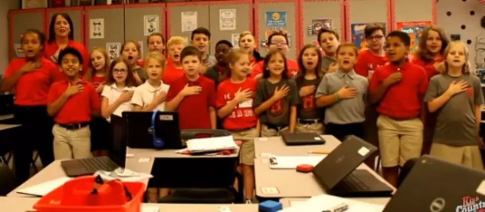 Video of Mrs. Ramsey’s 4th Grade at Haughton Reciting Pledge