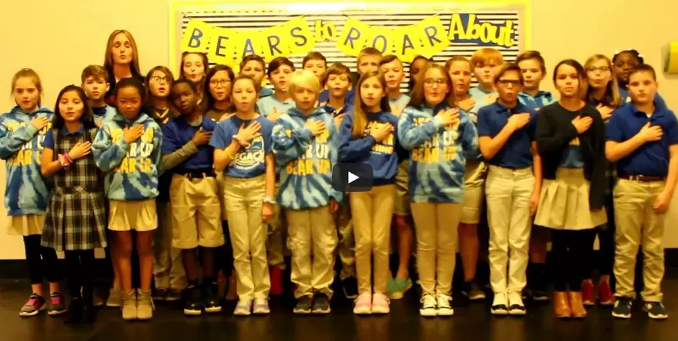 Video of Mrs. Morgan&#8217;s 4th Grade at Legacy Reciting Pledge