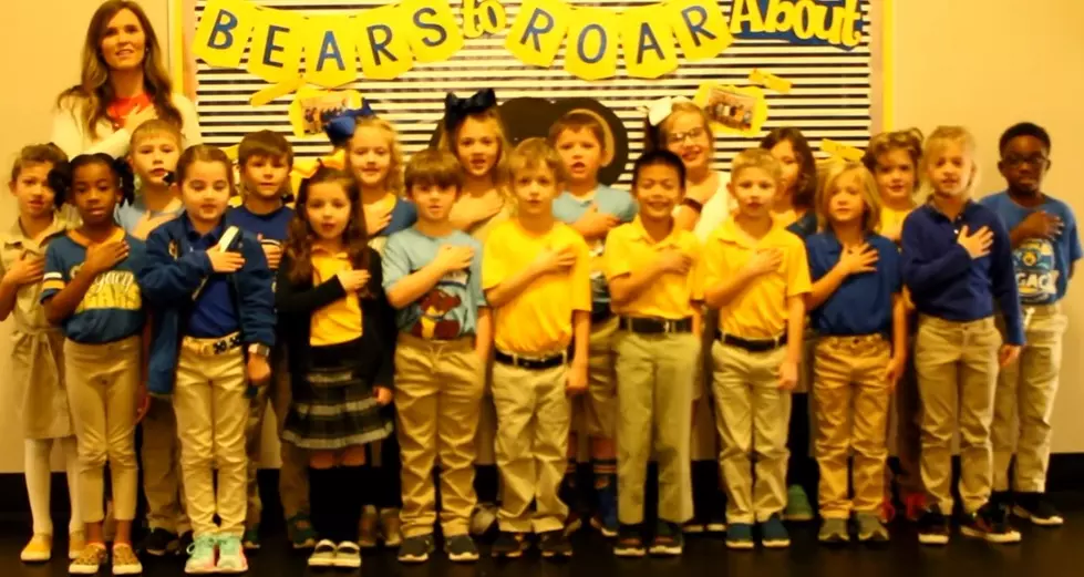 See Mrs. Pearson&#8217;s 1st Grade at Legacy Lead us in Pledge