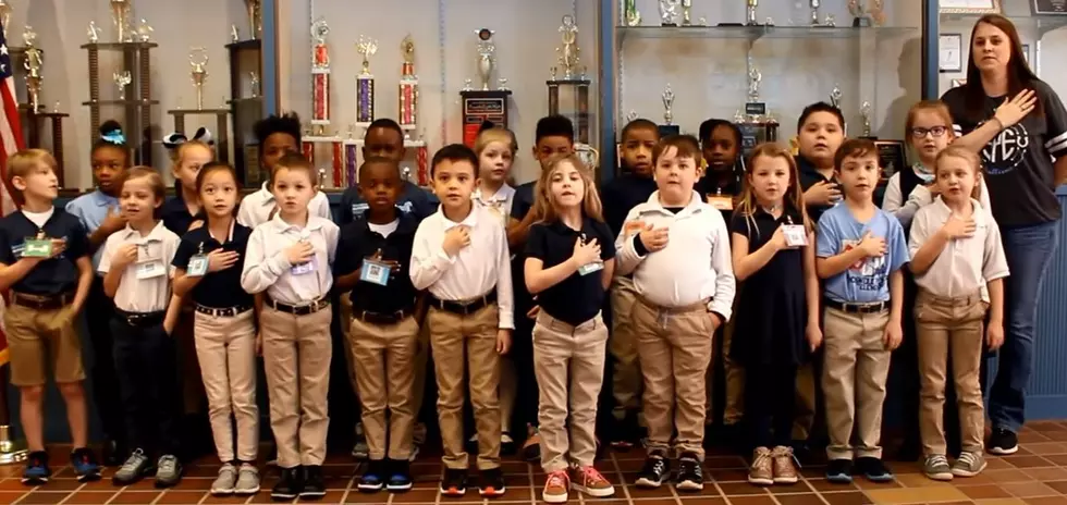 Watch Mrs. Richard&#8217;s 1st Grade at Stockwell Lead us in Pledge [VIDEO]