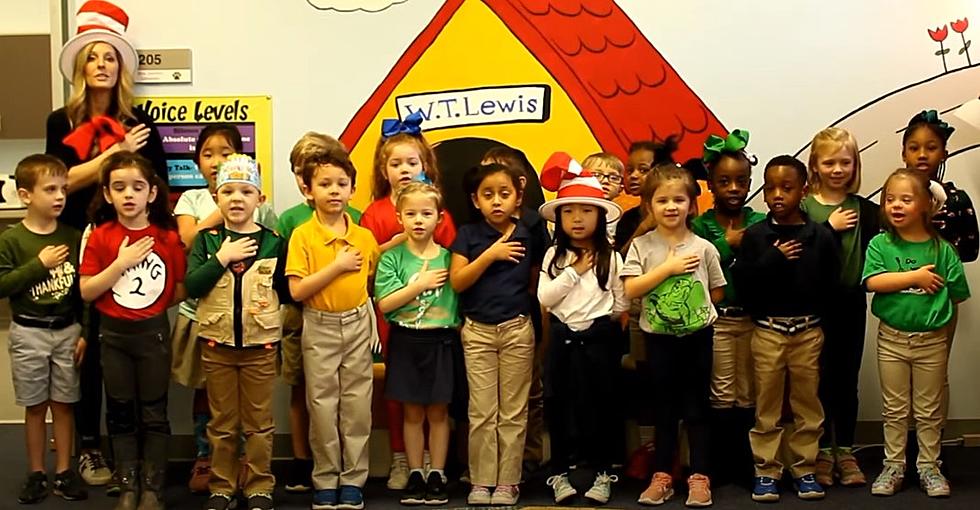 Video of Mrs. Found&#8217;s Kindergarten at WT Lewis Reciting Pledge