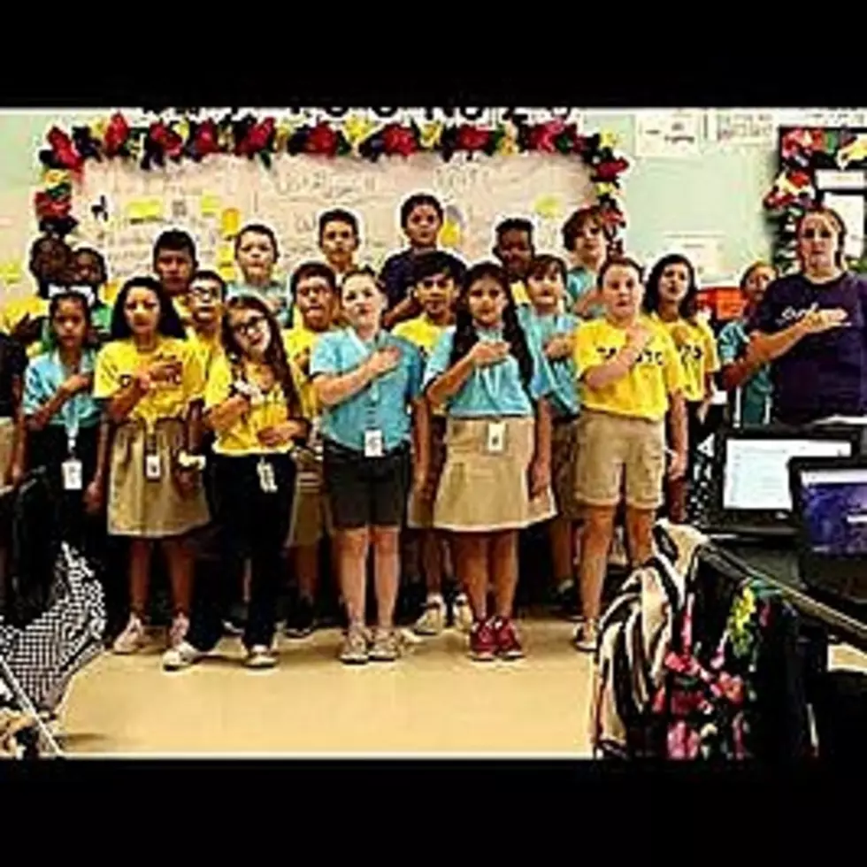 Watch Mrs. Gladney&#8217;s 5th Grade at Princeton Reciting Pledge [VIDEO]